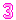 ピンク色の「3」数字リンクボタンのアニメーション