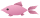 海の生き物「魚：左向き」の滑らかなアニメーション