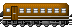オレンジ色の客車