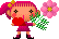 コスモスの花の妖精のアニメ3