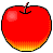 枠無しの絵カード：りんご