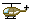 小さなヘリコプターのアニメーション icon of airplane