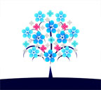 花の木のスマートフォン壁紙