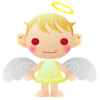 天使のGIFアニメーション（ミックス2）