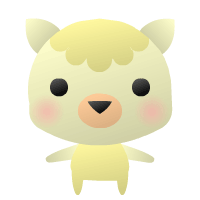 アルパカのGIFアニメーション