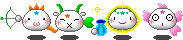 星座の顔文字アニメ3