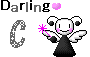 ダーリンのイニシャルがアルファベット「C」の天使のアニメ