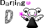 ダーリンのイニシャルがアルファベット「B」の天使のアニメ