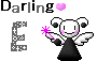 ダーリンのイニシャルがアルファベット「E」の天使のアニメ
