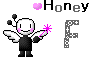 ハニーのイニシャルがアルファベット「F」の天使のアニメ