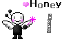 ハニーのイニシャルがアルファベット「I」の天使のアニメ