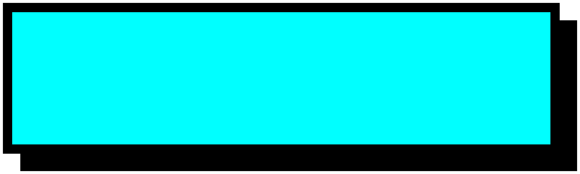 シアン色のプレート