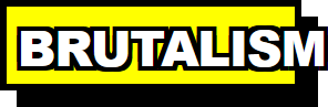 BRUTALISMプレート