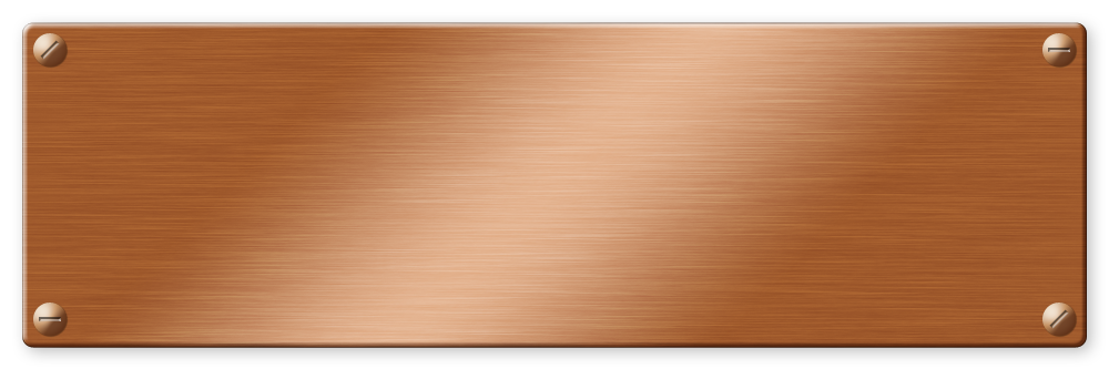 メタルのアンティークプレート