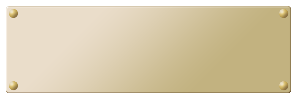 メタルのゴールドプレート２