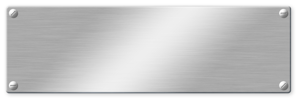 メタルのシルバープレート