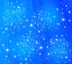 光のカーテンと泡のスマートフォン壁紙