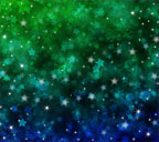 濃い緑色背景の無数の小さい星のスマートフォン壁紙