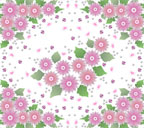 ガーベラと宝石とハートのスマートフォン壁紙