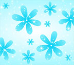 青いアスタリスクのスマートフォン壁紙