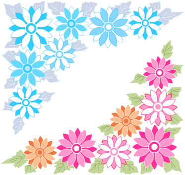 ガーベラのWMF画像の色塗りのイメージ