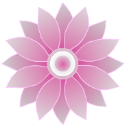 ピンク色のガーベラのクリップアート、挿絵画像