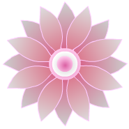 ピンク系色のガーベラのクリップアート、挿絵画像