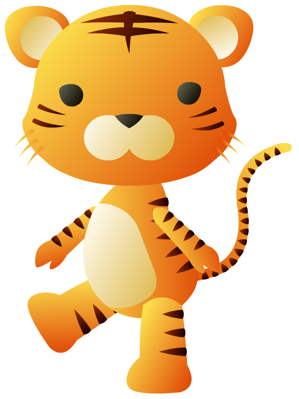 虎のPNG画像１