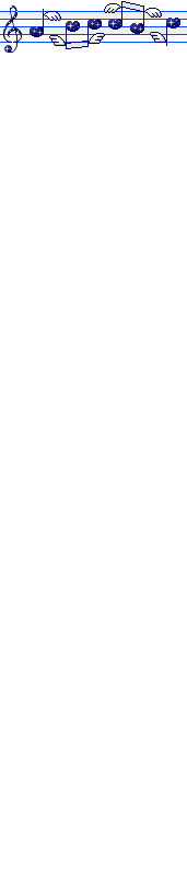 羽根つき音符の壁紙