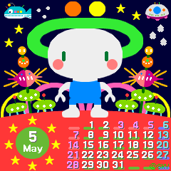 2006/5 の待ち受けカレンダー2
