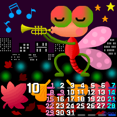 2006/10 の待ち受けカレンダー2