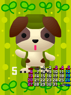 2007/5 の待ち受けカレンダー