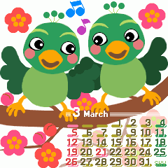 2006/3 の待ち受けカレンダー2