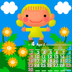 2006/4 の待ち受けカレンダー