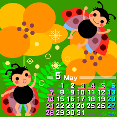 2006/5 の待ち受けカレンダー