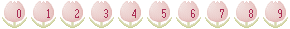 ピンクチューリップのカウンター数字