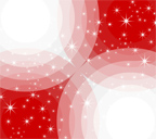 赤い背景に波紋と光りのスマホ壁紙サンプル画像