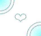 ハートとジュエリーのスマホ壁紙サンプル画像